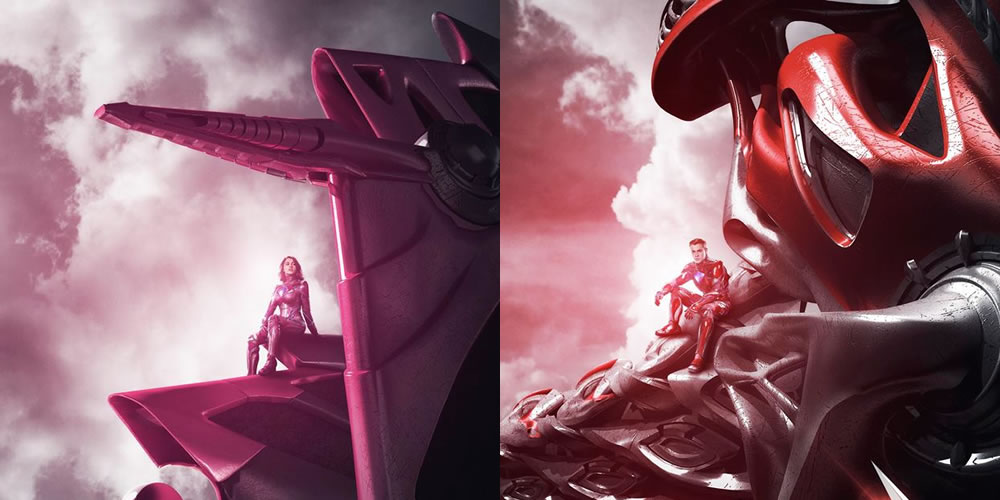 Divulgado novos pôsteres do filme dos Power Rangers com os seus Zords!
