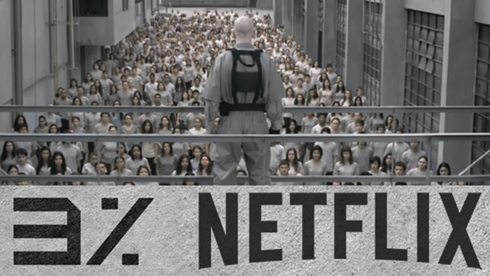 Netflix divulga a abertura de 3%, sua primeira série brasileira!