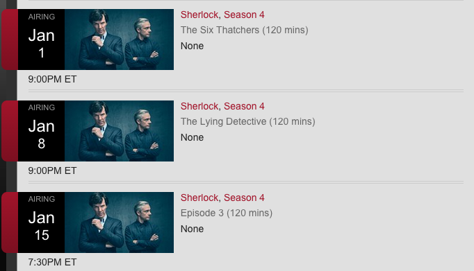 BBC divulga as datas de exibição dos episódios da quarta temporada de Sherlock!
