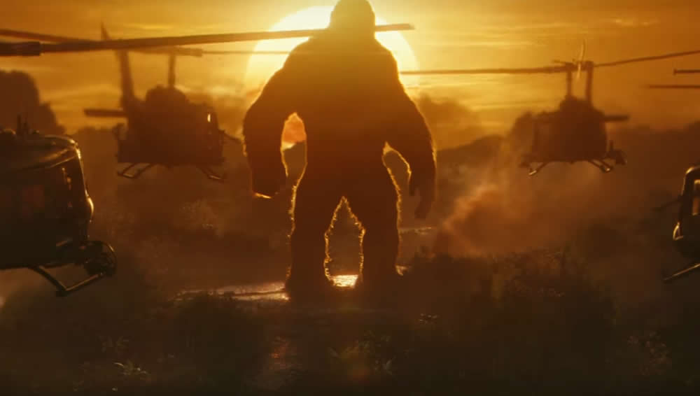 Divulgado o trailer final de Kong: A Ilha da Caveira​!