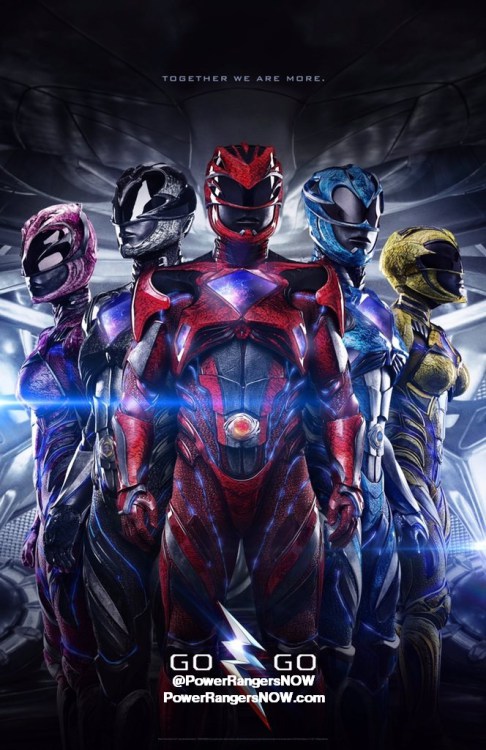 Power Rangers aparecem reunidos em novo pôster do filme!