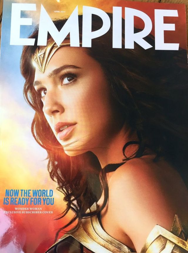 Mulher-Maravilha estampa em nova capa da revista Empire!