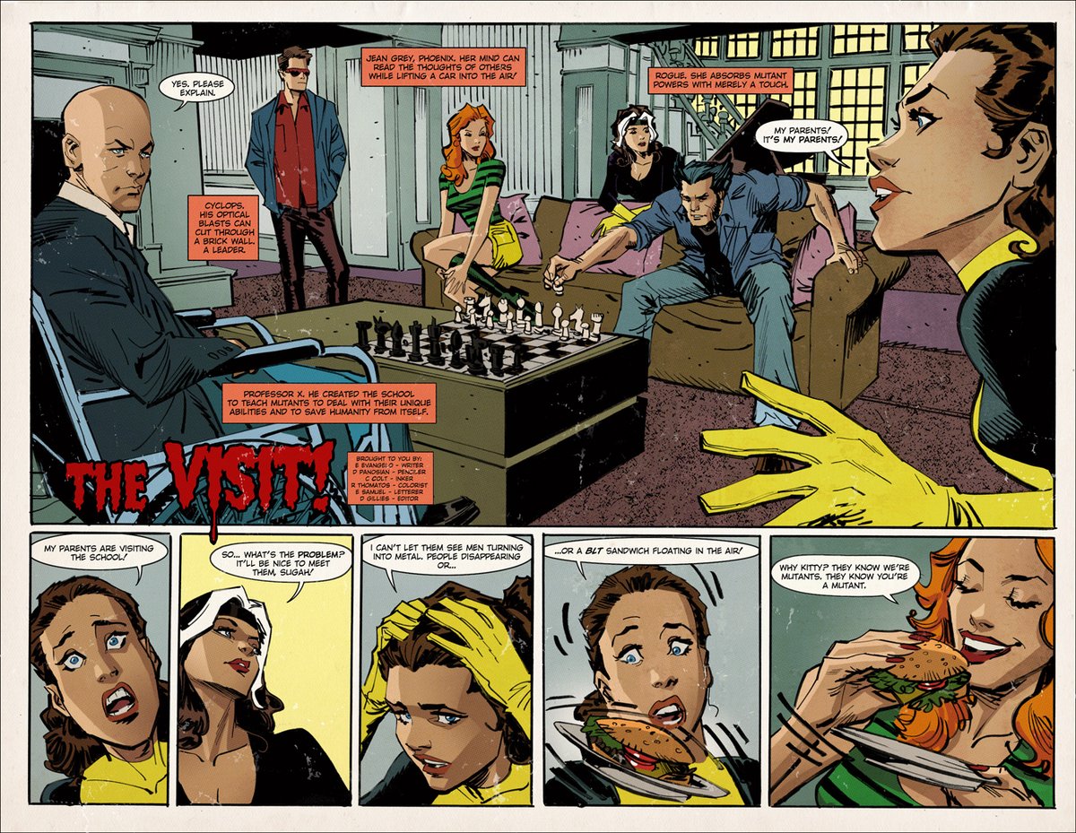 Saiba mais das outras páginas da HQ dos X-Men mostrado no filme do Logan!