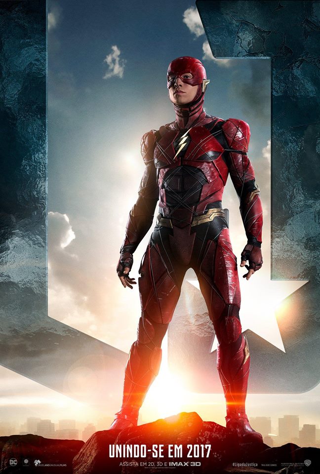 Divulgado um novo pôster do Flash em Liga da Justiça!