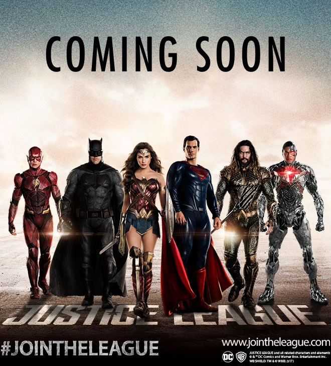 Superman aparece junto da equipe em nova imagem promocional da Liga da Justiça!