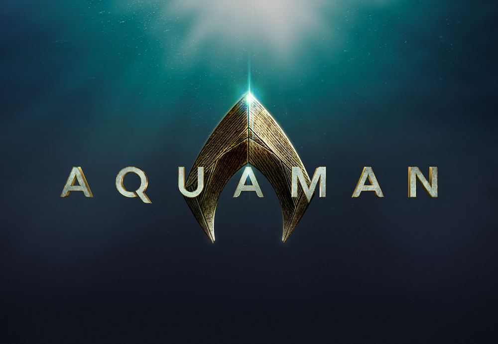 Divulgado o logo oficial do filme solo do Aquaman!