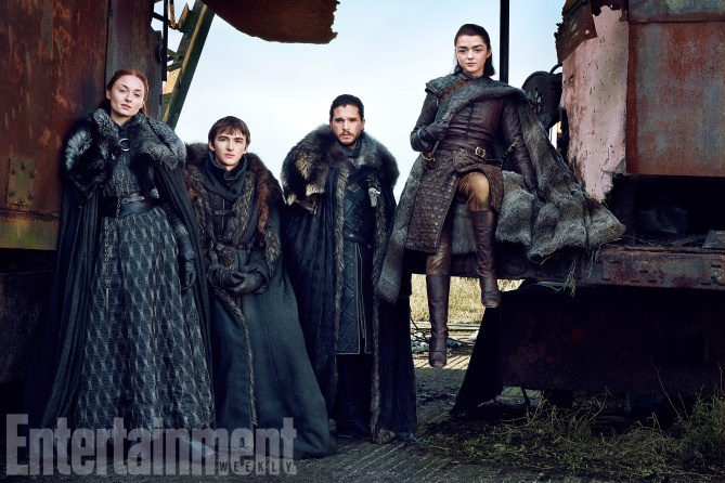 Família Stark aparece em novas imagens oficiais da sétima temporada de Game of Thrones!