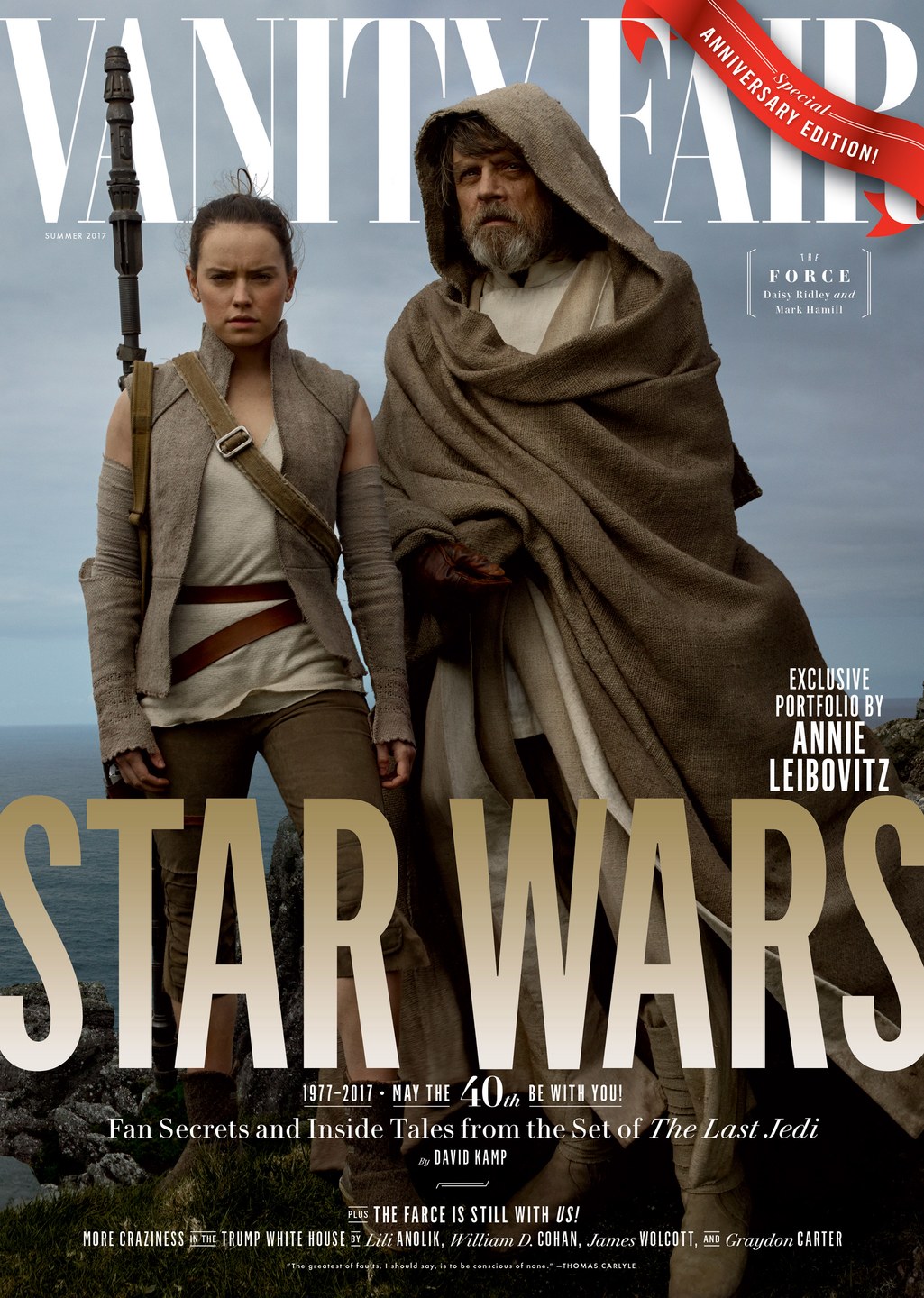 Star Wars: Os Últimos Jedi ganha capa de revista na Vanity Fair!