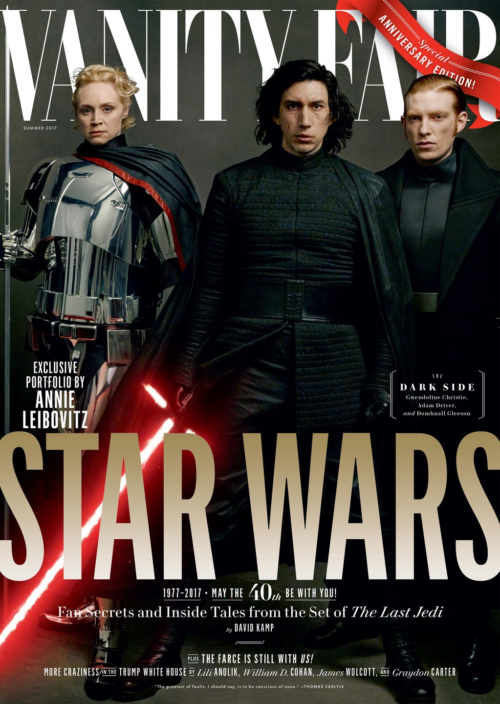 Star Wars: Os Últimos Jedi ganha capa de revista na Vanity Fair!