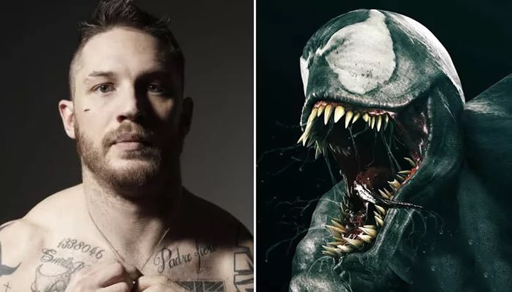 Tom Hardy será o Venom no filme solo do personagem!
