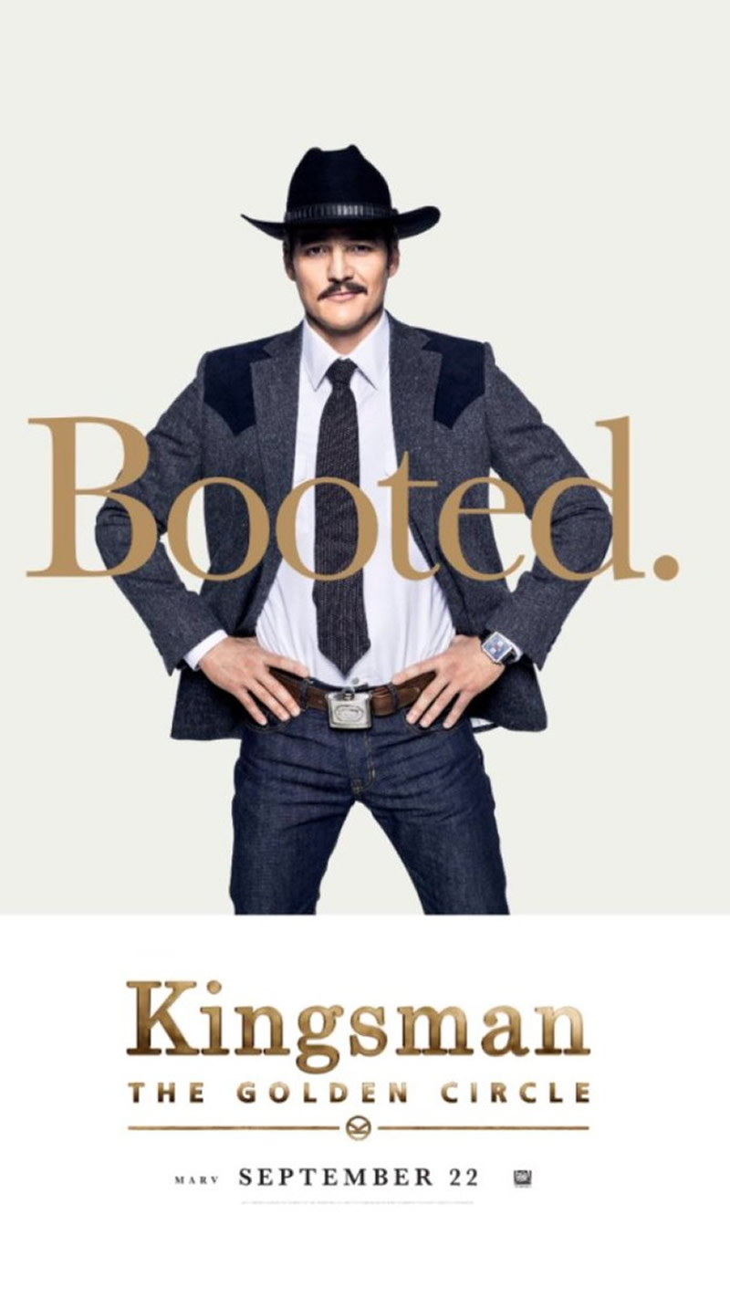 Divulgado novos pôsteres de Kingsman: O Círculo Dourado!