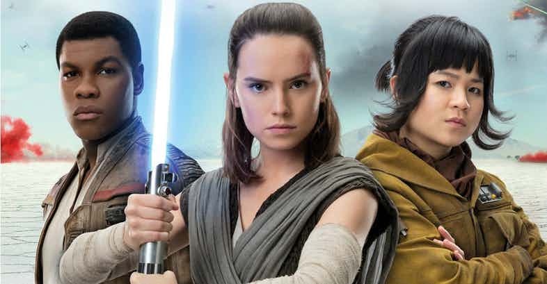 Rey, Finn e Rose aparecem em uma nova imagem de Star Wars: Os Últimos Jedi!