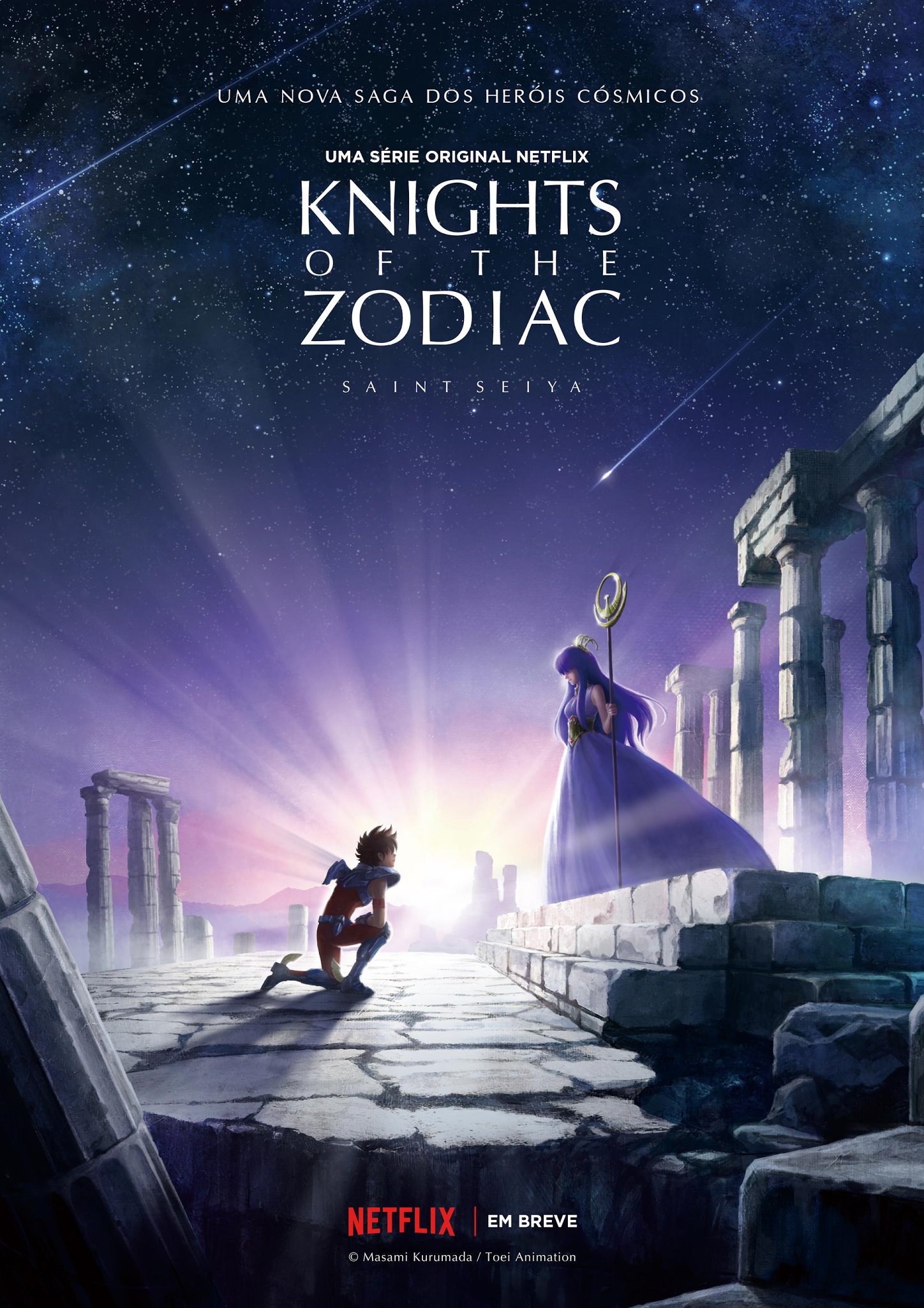 Netflix anuncia que Os Cavaleiros do Zodíaco ganhará uma série animada!