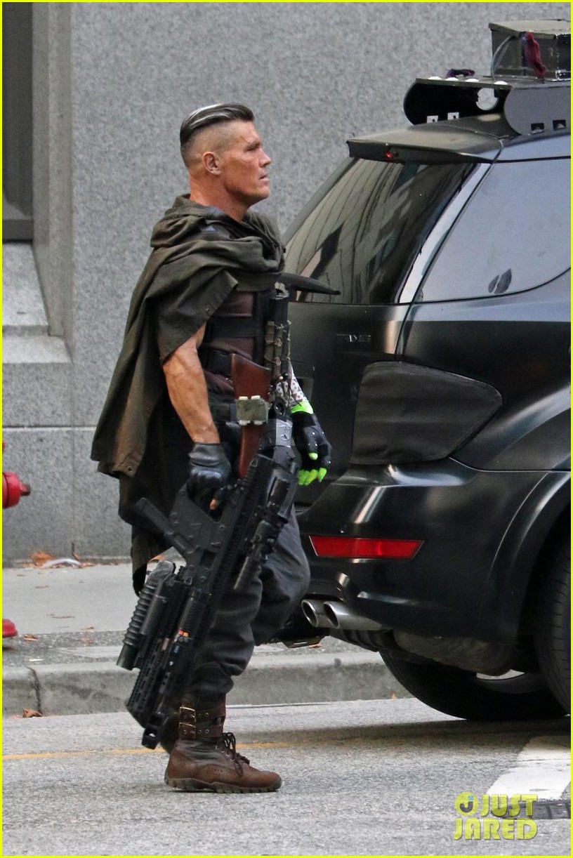 Josh Brolin e Zazie Beetz aparecem em novas fotos do set de Deadpool 2!