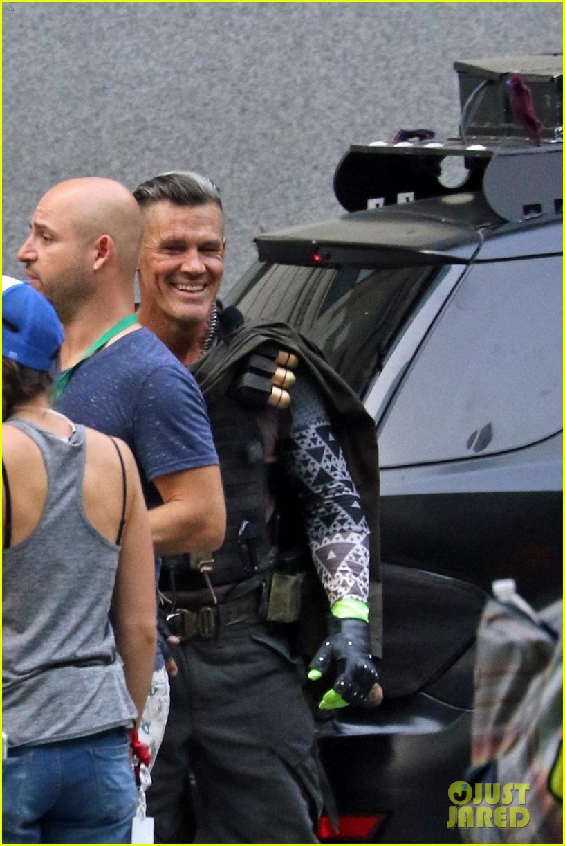 Josh Brolin e Zazie Beetz aparecem em novas fotos do set de Deadpool 2!