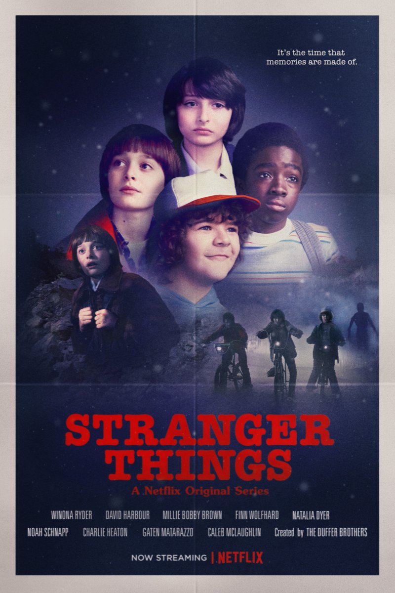Novo pôster de Stranger Things faz referência ao filme Conta Comigo!