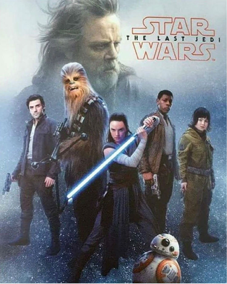 Rey, Luke, Snoke e mais, aparecem em novas imagens promocionais de Star Wars: Os Últimos Jedi!