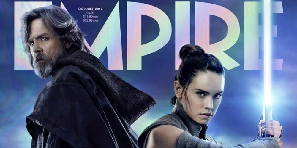 Star Wars: Os Últimos Jedi ganha capa de revista na Empire com Luke e Rey!