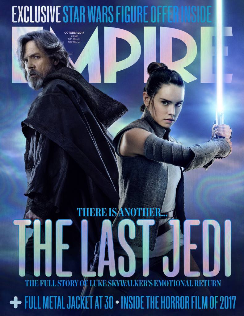 Star Wars: Os Últimos Jedi ganha capa de revista na Empire com Luke e Rey!