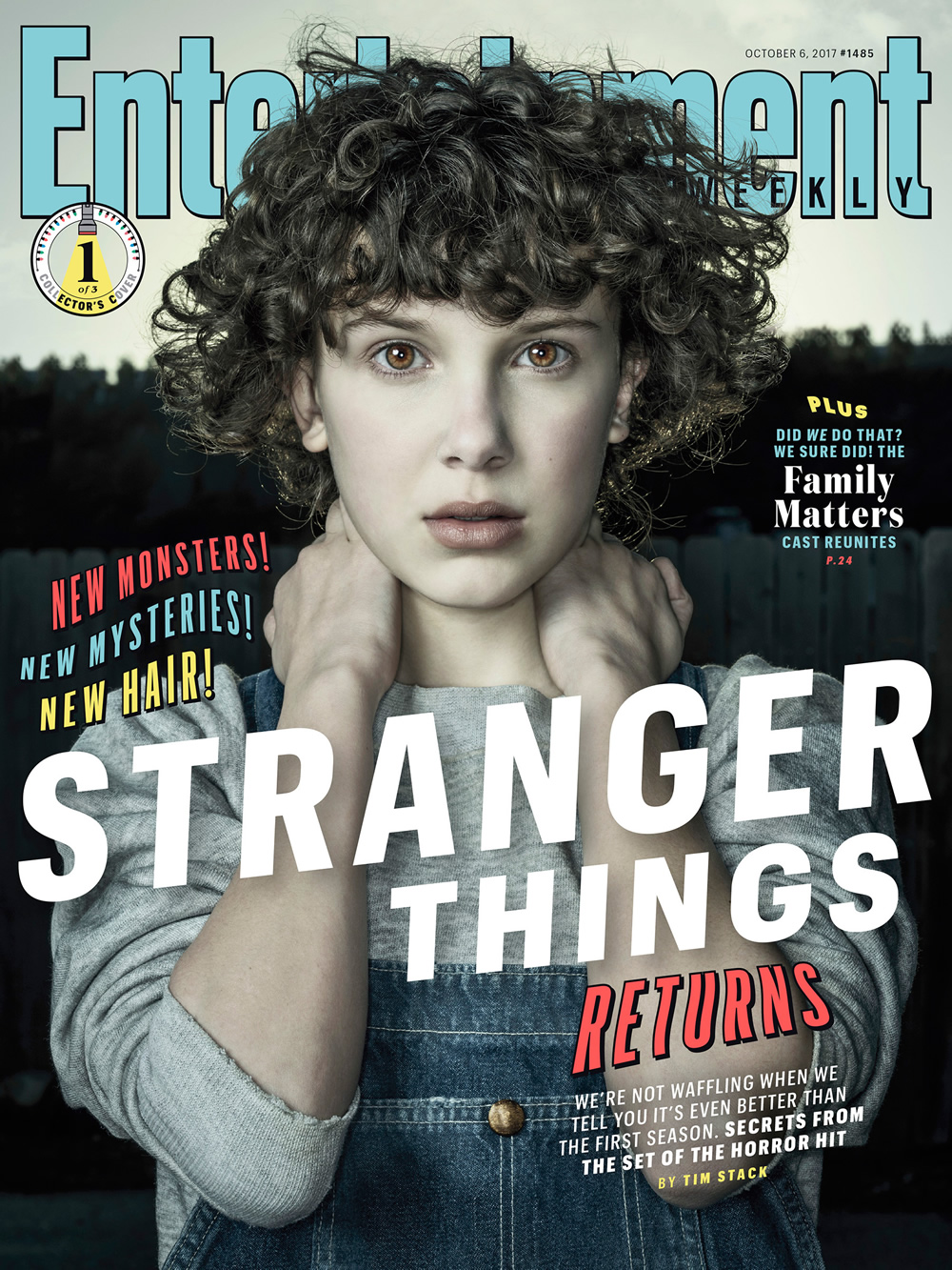 Elenco de Stranger Things estampa capa da revista na Entertainment Weekly!