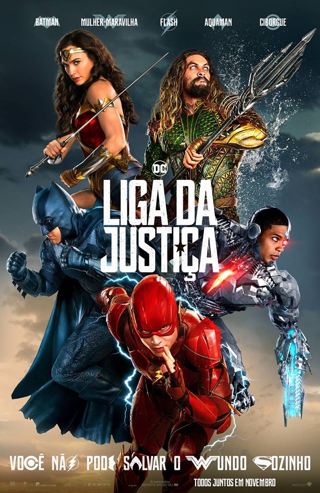 Liga da Justiça está pronta para a ação em novo pôster do filme!