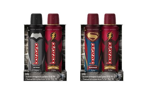 Bozzano lança linha de desodorantes inspirada no filme Liga da Justiça!