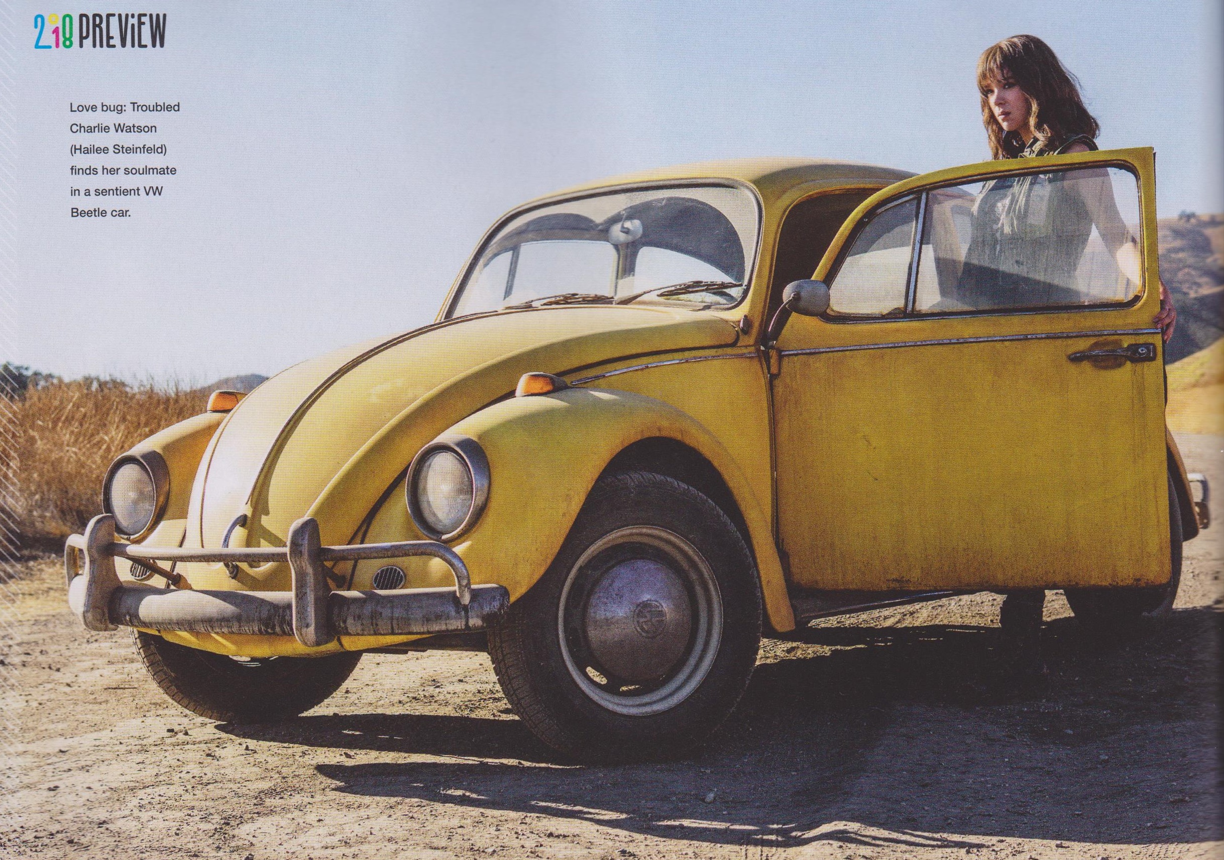 Divulgado a primeira imagem oficial do Bumblebee em seu filme solo!