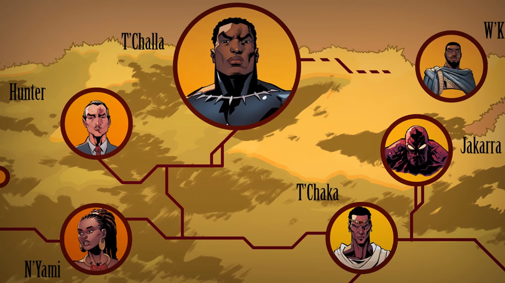 Pantera Negra ganha um vídeo que explica a árvore genealógica da família real de Wakanda!