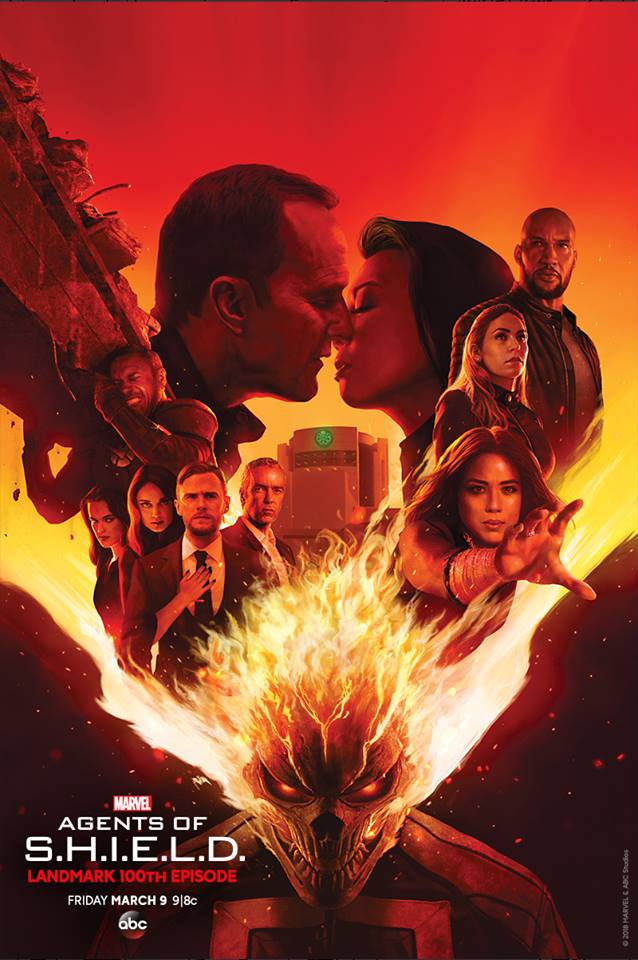 Agents of SHIELD ganha mais um pôster comemorativo para o episódio 100 da série!