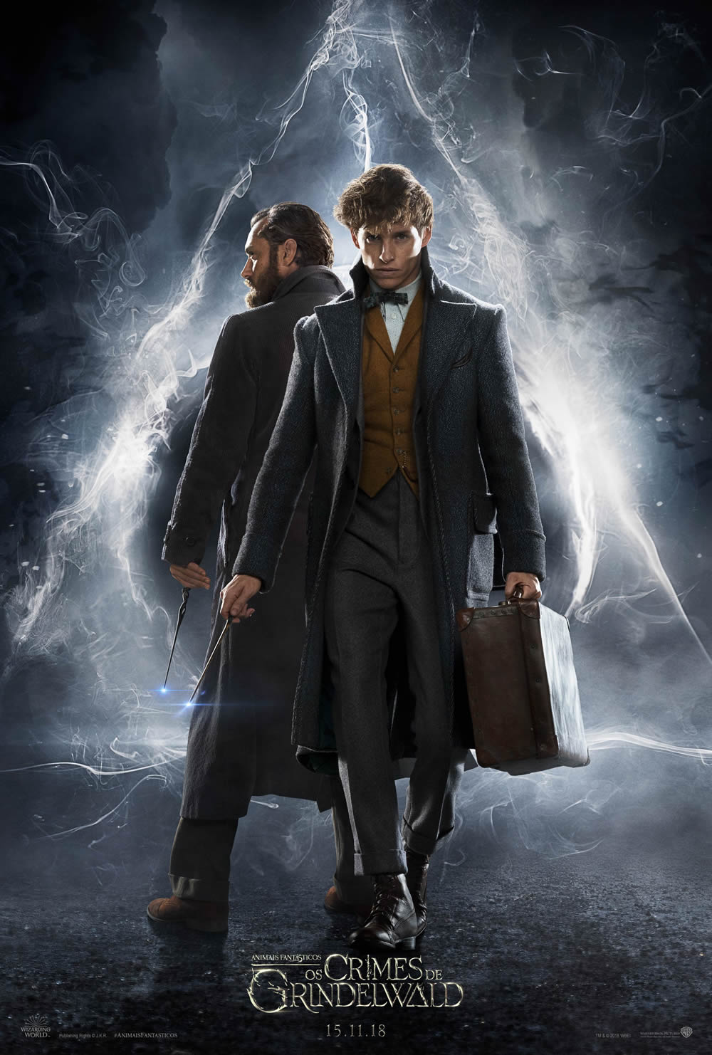 Divulgado o primeiro pôster oficial de Animais Fantásticos: Os Crimes de Grindelwald!