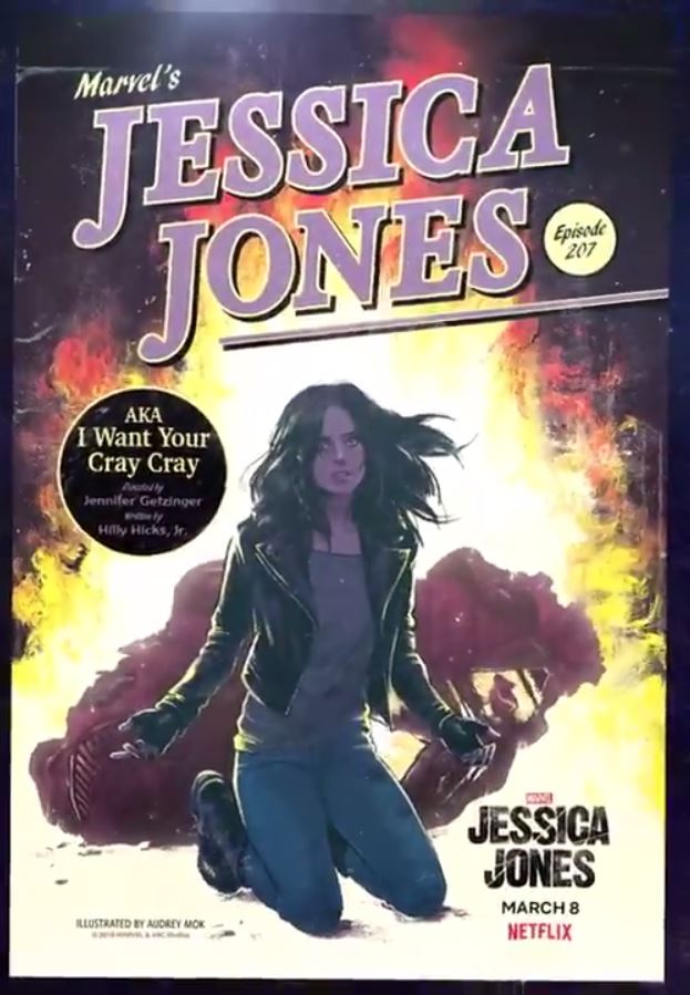 Netflix revela os títulos dos episódios da segunda temporada de Jessica Jones!