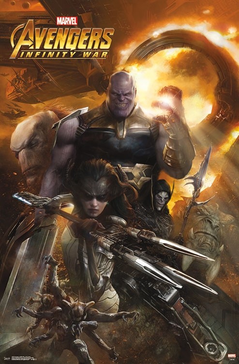 Novo pôster promocional de Vingadores: Guerra Infinita mostra Thanos e a Ordem Negra juntos!