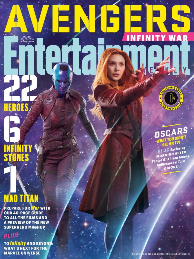 Vingadores: Guerra Infinita ganha 15 capas de revistas e imagens oficiais pela EW!