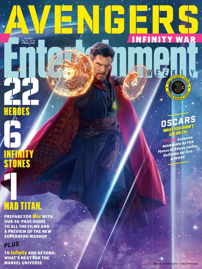 Vingadores: Guerra Infinita ganha 15 capas de revistas e imagens oficiais pela EW!