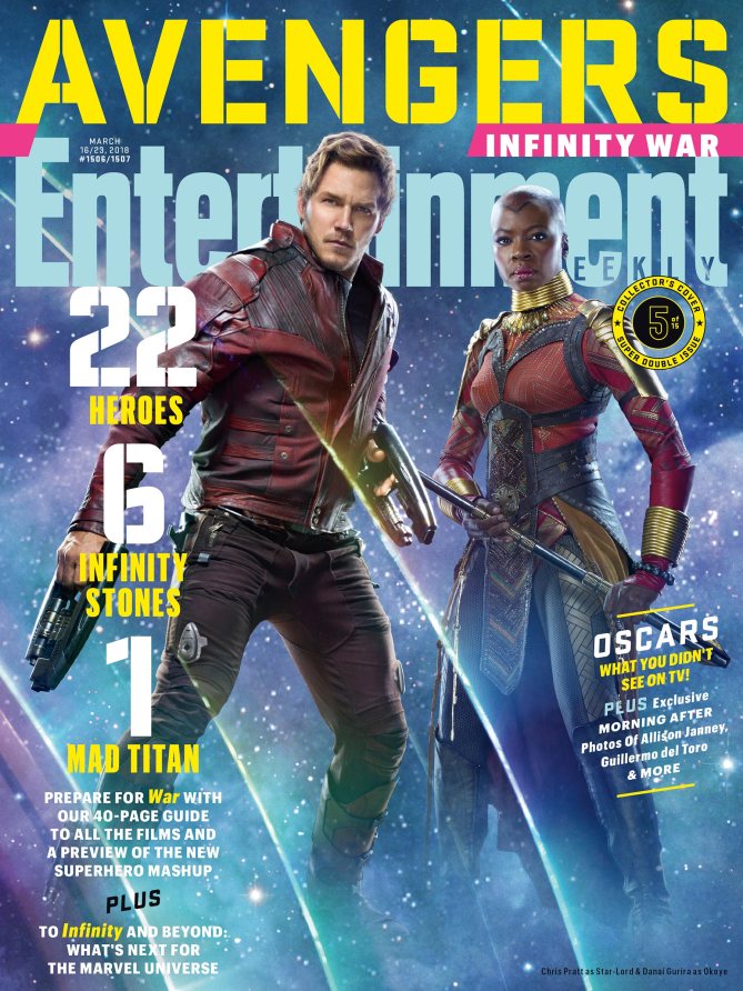 Vingadores: Guerra Infinita ganha 15 capas de revistas e imagens oficiais pela EW!