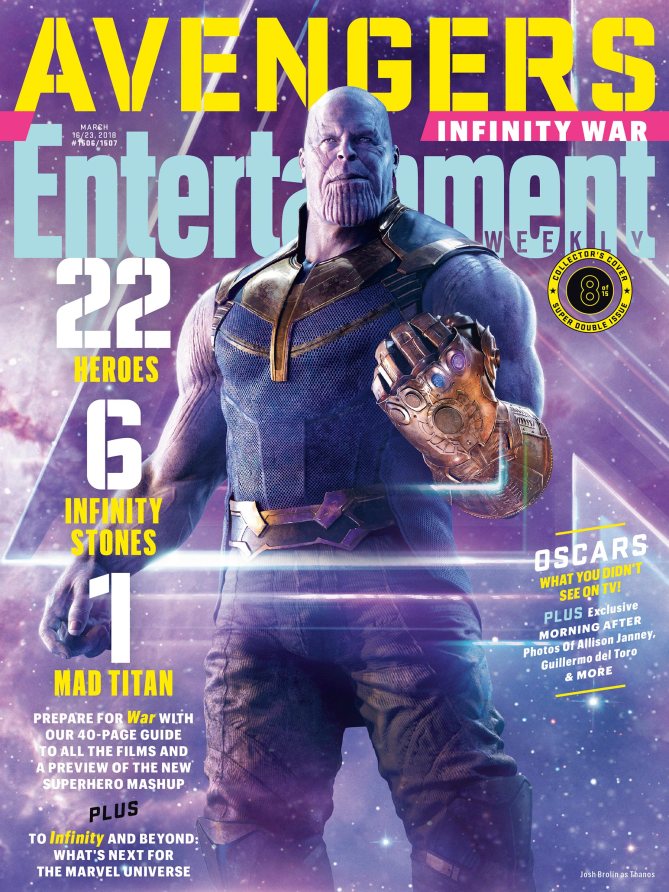 Vingadores: Guerra Infinita ganha 15 capas de revistas e imagens oficiais pela EW!