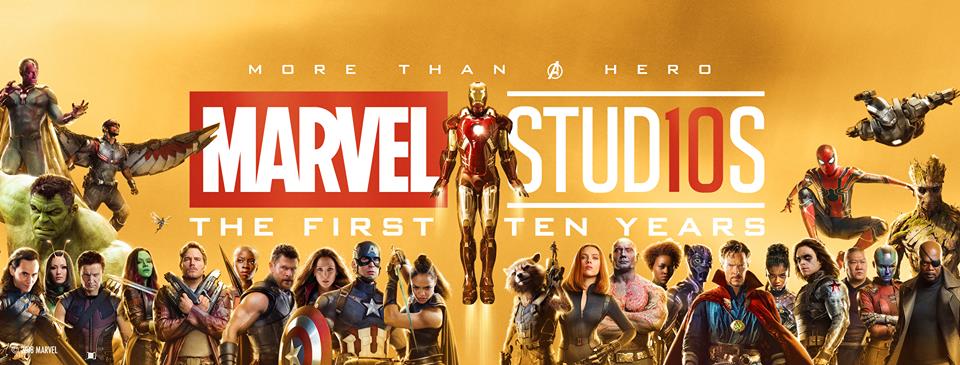 Marvel divulga pôsteres mostrando os heróis para comemorar os 10 anos do MCU!