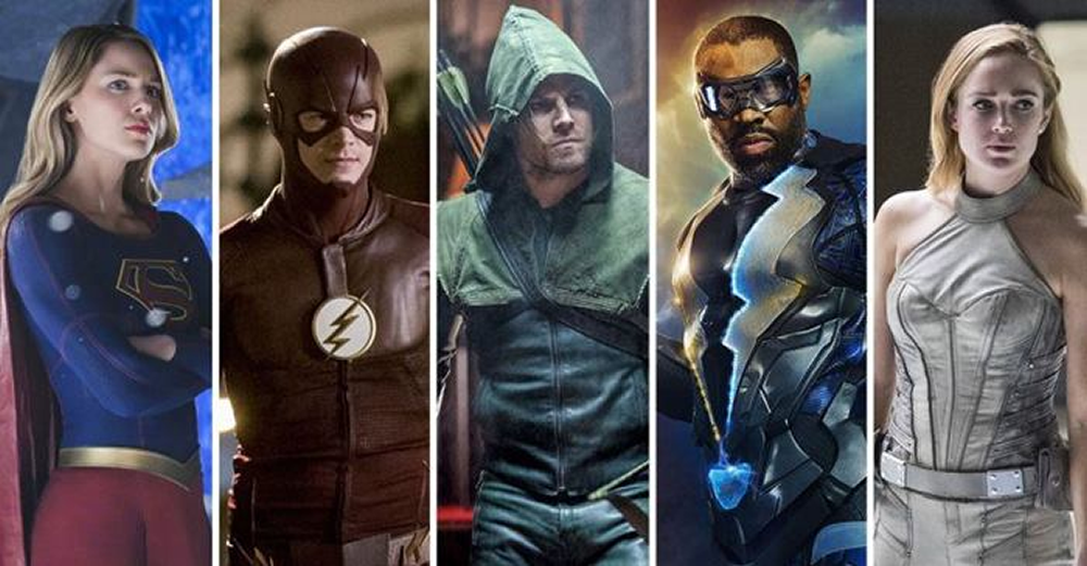 Arrow, The Flash, Supergirl, Legends of Tomorrow e Raio Negro