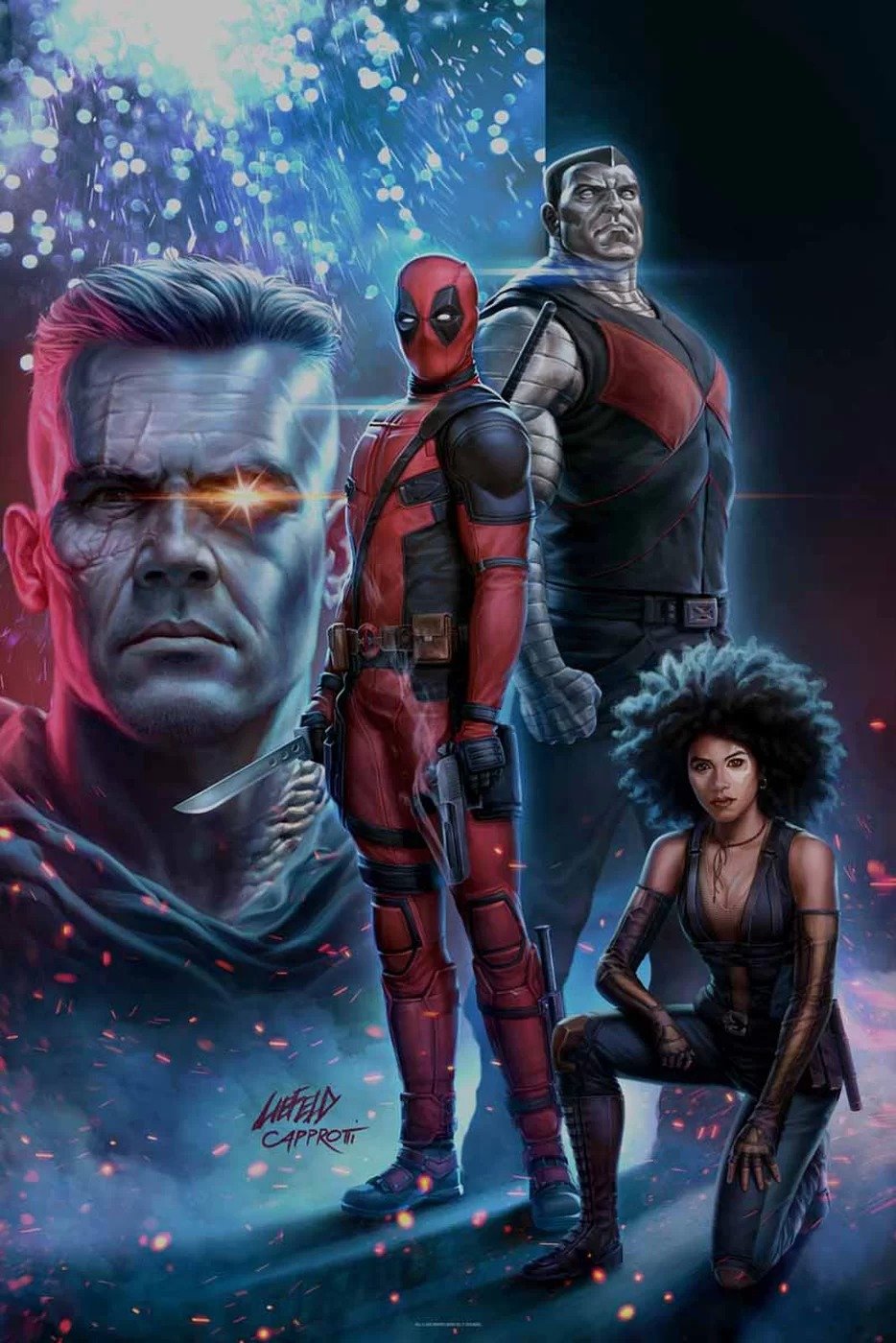 Rob Liefeld recria capa de HQ clássica em novo pôster de Deadpool 2!