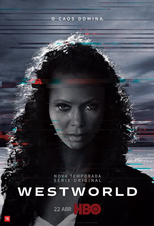 Segunda temporada de Westworld ganha pôsteres com Dolores, Homem de Preto e outros personagens!