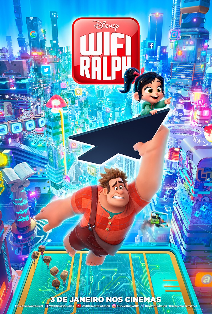 SAIU!!! WiFi Ralph, sequência de Detona Ralph ganha um novo trailer!