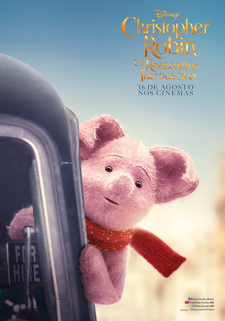 Divulgado novos pôsteres de Christopher Robin, filme live-action do Ursinho Pooh!